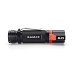 B.A.M.F.F. Flashlight // Black + Red (400 Lumens)