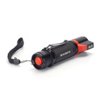 B.A.M.F.F. Flashlight // Black + Red (400 Lumens)