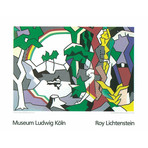 Roy Lichtenstein // Landscape With Figures and Rainbow Lg // 1989 Serigraph