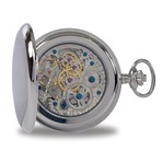 Rapport Double Hunter Moonphase Manual Wind Pocket Watch // PW41