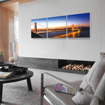 Amber Lights Golden Gate (20"W x 20"H x 0.5"D)