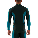DNAmic Thermal Compression Baselayer Zipper Mock Neck // Alpine (X-Small)