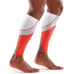 MX Compression Calf Sleeves // Lava (X-Small)