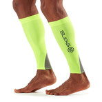 MX Compression Calf Sleeves // Fluro Citron (X-Small)