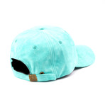 Pineapple Suede Dad Hat // Mint