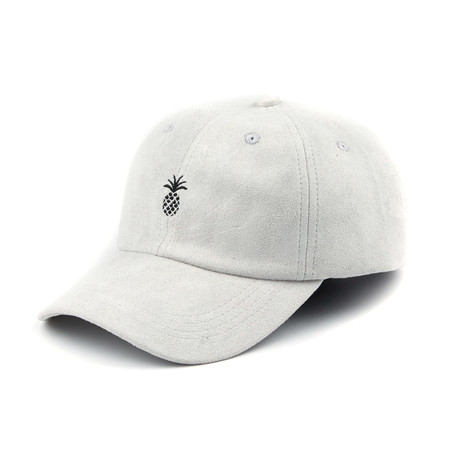 Pineapple Suede Dad Hat // Ivory