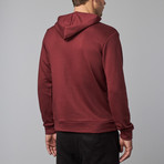 Zikers Hooded Sweatshirt // Maroon (M)