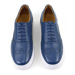 Caballero // Oceano Wingtip Sneaker // Blue (US: 7)