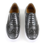 Caballero // AG Wingtip Sneaker // Silver (US: 13)