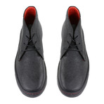 Caballero // Saffiano Chukka Sneaker // Black (US: 7.5)