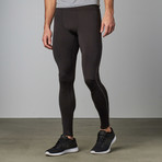 Apex Light Compression Tight // Black + Gun Metal (Small 30")