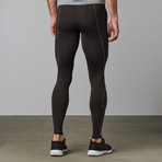 Apex Light Compression Tight // Black + Gun Metal (Small 30")
