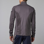 Apex Ii Ribbed Collar Jacket // Gun Metal + Stealth Gun Metal (Small)