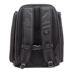 Icon Exapnadable Backpack // Black + Stealth Black