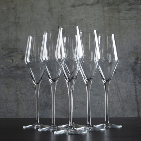 Gabriel-Glas // Quatrophil Champagne Glasses // Set of 6