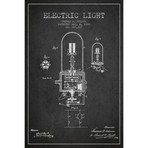 Electric Light Blueprint (18"W x 26"H x 0.75"D)