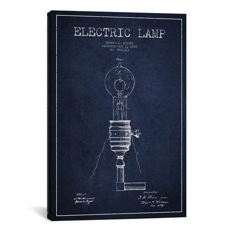 Electric Lamp I (18"W x 26"H x 0.75"D)