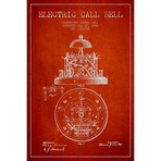 Electric Bell Red (18"W x 26"H x 0.75"D)