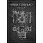 Camera // Charcoal (18"W x 26"H x 0.75"D)