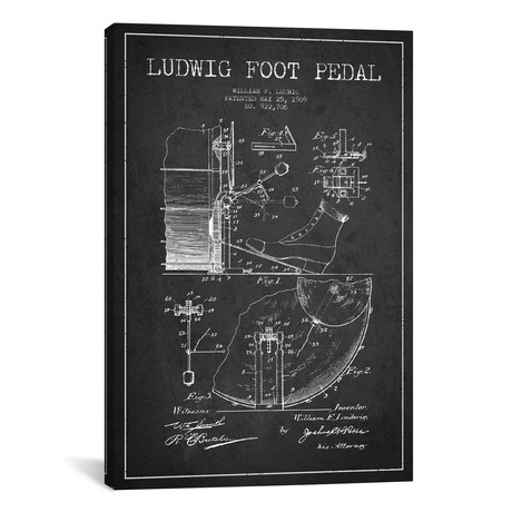 Ludwig Pedal (18"W x 26"H x 0.75"D)