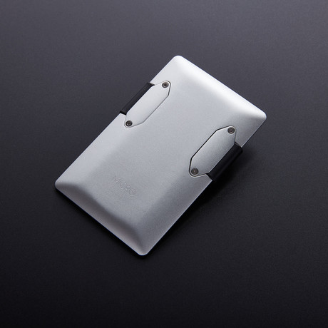Micro Wallet // Silver PVD