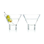 Raye Collection // Stemless Martini Glass // Set of 4