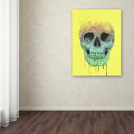 Pop Art Skull // Canvas (14"W x 19"H x 2"D)