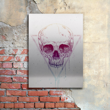 Skull In Triangle // Aluminum