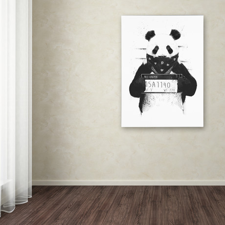 Bad Panda // Canvas (14"W x 19"H x 2"D)