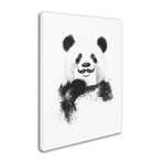 Funny Panda // Canvas (14"W x 19"H x 2"D)