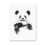 Funny Panda // Canvas (14"W x 19"H x 2"D)