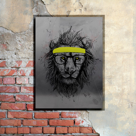 Hipster Lion // Aluminum