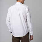 Mathew Long-Sleeve Button-Down Shirt // White (L)