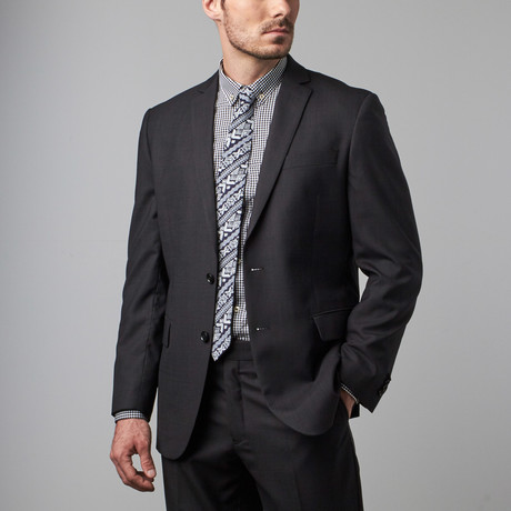 Wool Suit // Charcoal Houndstooth (US: 40R)