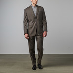 Wool Suit // Gray + Tan Check (US: 42R)