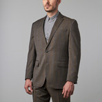 Wool Suit // Gray + Tan Check (US: 40L)