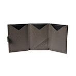 Leather Wallet // Grey Structure