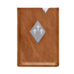 City Leather Card Holder // Sand