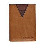 City Leather Card Holder // Sand