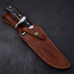 Sub-Hilt Sheep Horn Hunting Knife