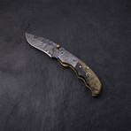 Twist Sheep Horn Pocket Knife