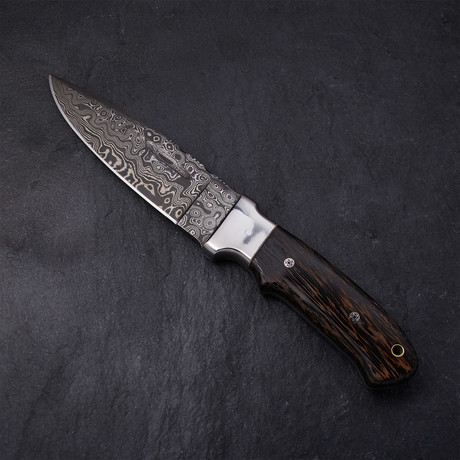 Wenge Wood Hunting Knife