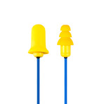 Liberate Bluetooth Earplug Headphones (Blue + Yellow)