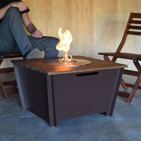 Fire Table // 27" (Dark Brown)