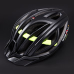 Turn Indicator Helmet // Black + Yellow (Medium)