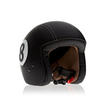 No. 8 Leather Helmet // No Visor (21.3" Circumference // XS)