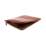 Berkeley Grain Leather Medium Portfolio // Brown