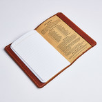 Pocket Notebook Cover (Saddle)