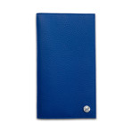 Leather Travel Wallet // Blue