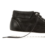 Prati // Wave-Stiched Sneakers // Black (US: 8.5)